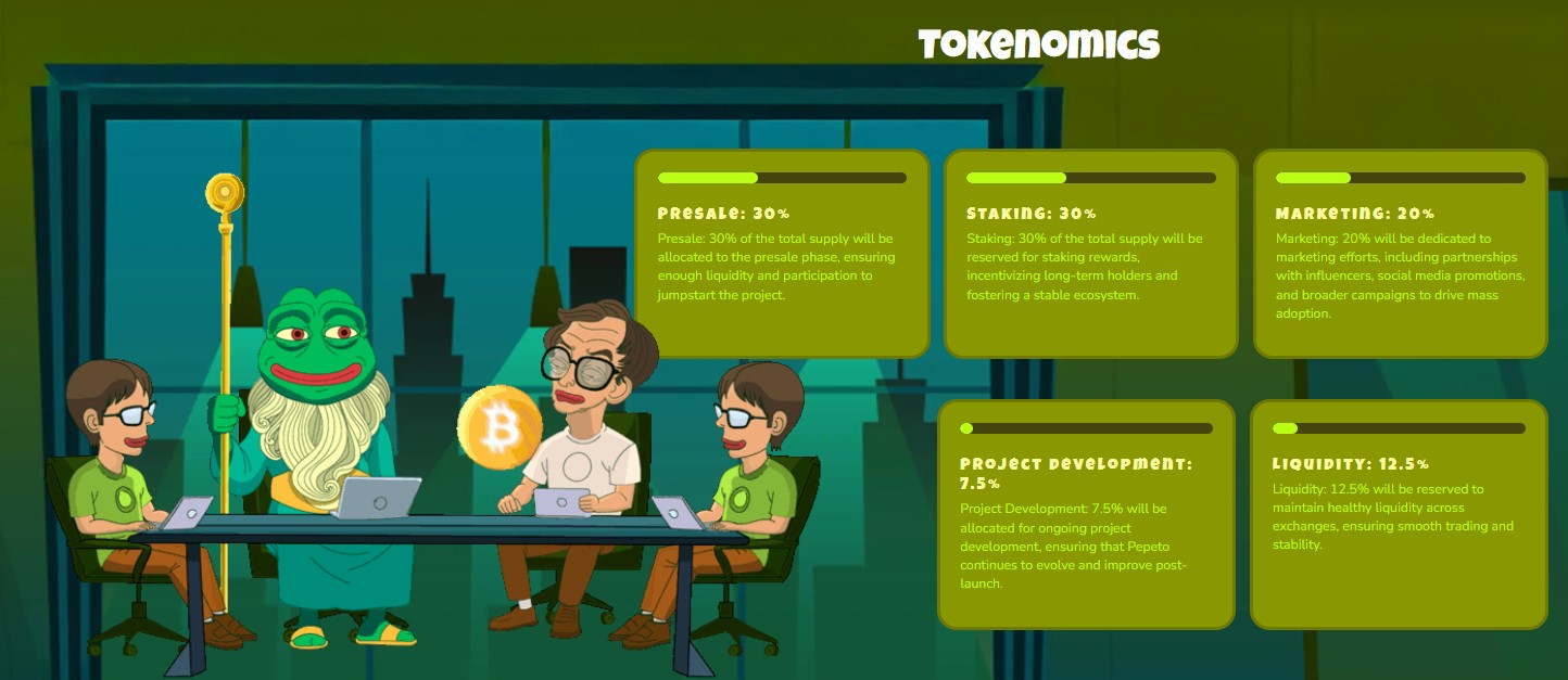 Pepeto Tokenomics Breakdown Pepeto Tokenomics Breakdown