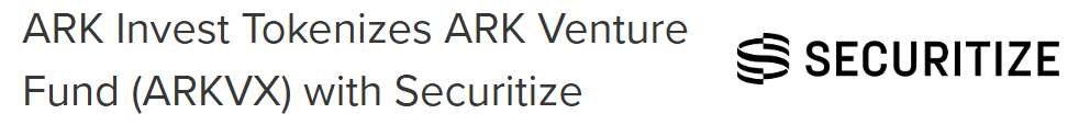 ARK Invest tokenized fund ARK Invest tokenized fund