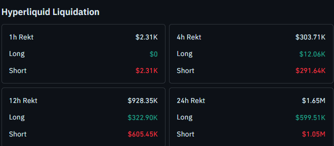 HYPE Liquidation Data
