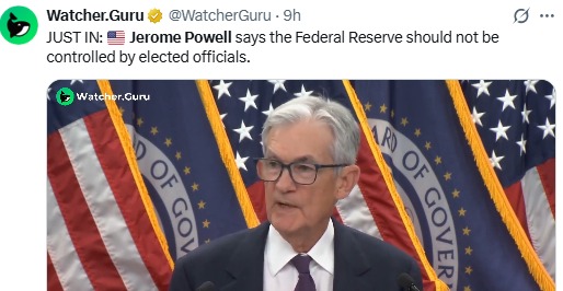 Jerome Powell on Fed Independence