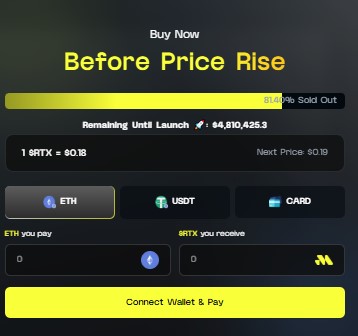 Remittix Presale Dashboard