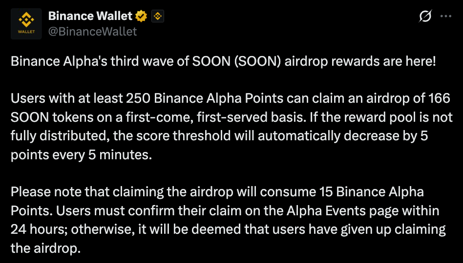 Binance Wallet Official Tweet Binance Wallet Official Tweet