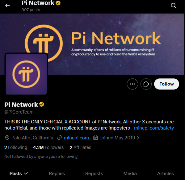 Official X Account Official X Account