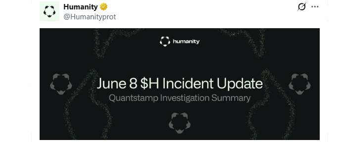 Humanity Protocol Hack Update: Quantstamp Report Publishes