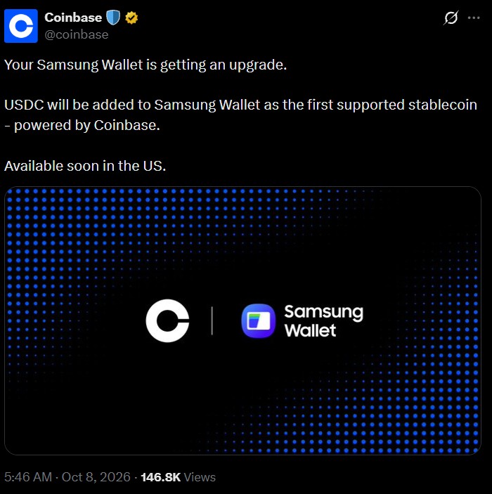 Coinbase stablecoin partnership