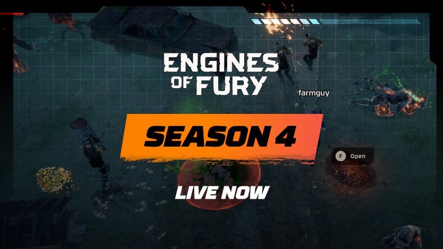 Engines of Fury Season 4 Is Live and brings a server wipe, new seasonal rewards and Web3 economy upd