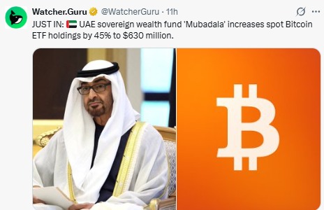 Abu Dhabi Funds have bitcoin Abu Dhabi Funds have bitcoin