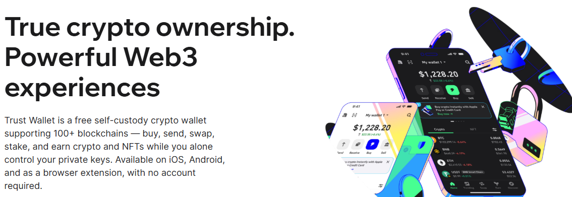 Trust Wallet is one of the more beginner-friendly options