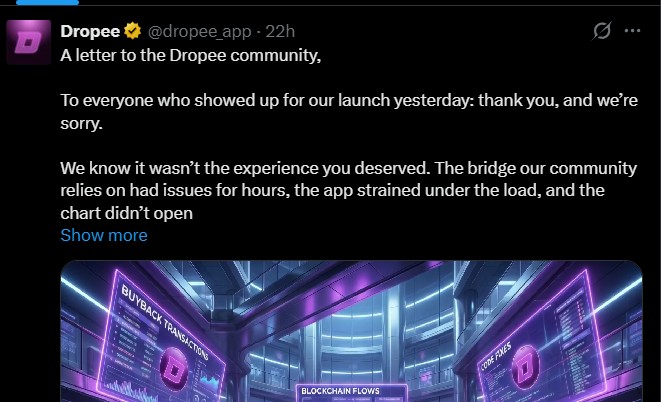 Dropee Latest Update for Community