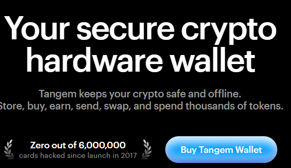 Tangem takes a very different approach instead of a screen Tangem takes a very different approach instead of a screen