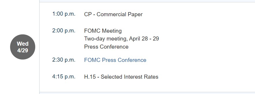 Federal Open Market Committee meets
