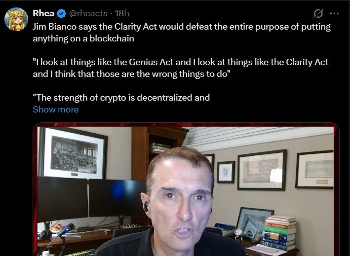 CLARITY Act News Update