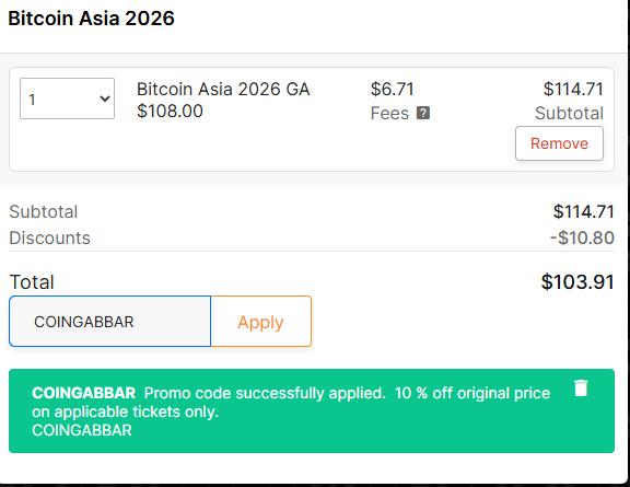 Bitcoin Hong Kong 2026 Promo Code Bitcoin Hong Kong 2026 Promo Code