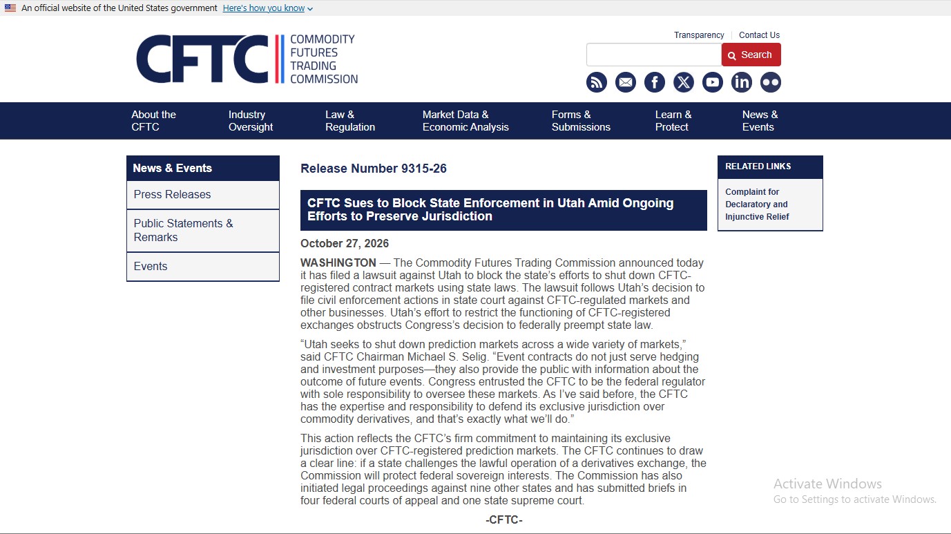 CFTC Official Page CFTC Official Page
