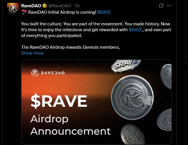 RaveDAO Airdrop RaveDAO Airdrop