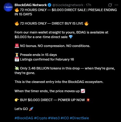 BlockDAG Presale end BlockDAG Presale end