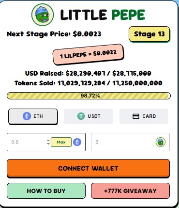 Little Pepe Stage 13 progress