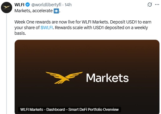 World Liberty markets launch