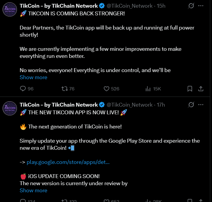 TikChain Network Development and KYC