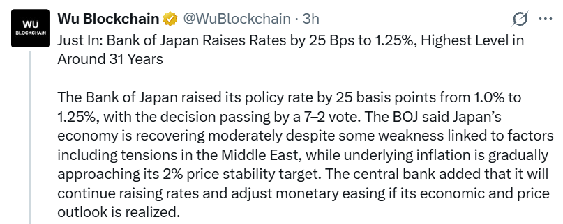 BoJ rate hike news 2026 BoJ rate hike news 2026