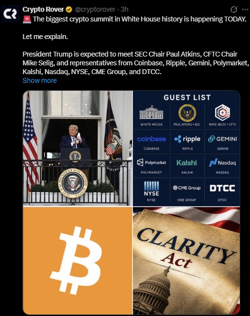 White House crypto summit