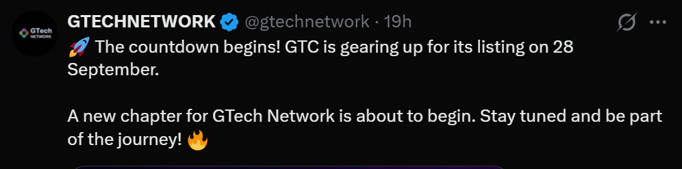 gtech network official x post