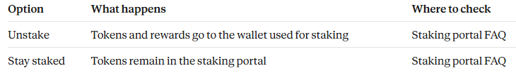 Billions Foundation post on the BILL staking period ending Oct 31 at 08:33 UTC 