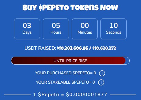 Pepeto Presale details Pepeto Presale details