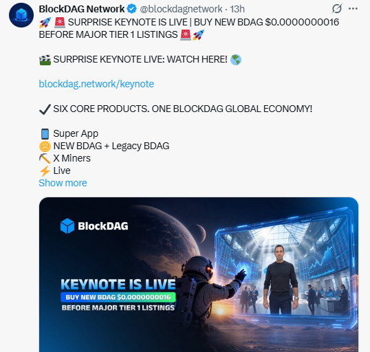 keynote is live blockdag keynote is live blockdag