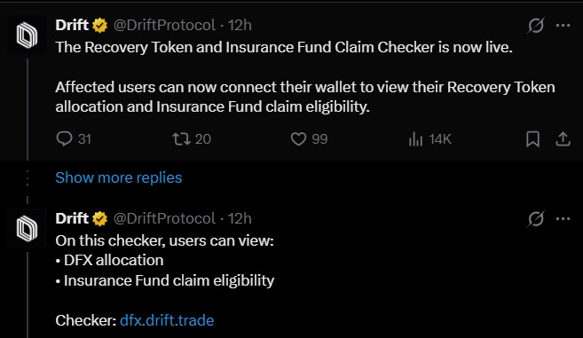 Drift Protocol DFX Claim Checker Is Now Live Drift Protocol DFX Claim Checker Is Now Live