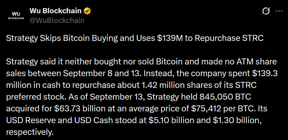 Detail by WuBlockchain on X Detail by WuBlockchain on X