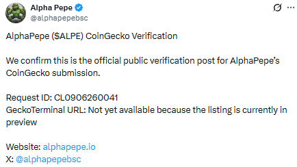 alphapepe upcoming listing crypto