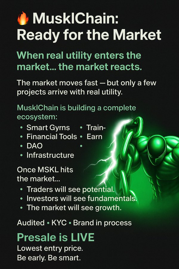 MusklChain ($MSKL): Fitness-Powered Blockchain Presale