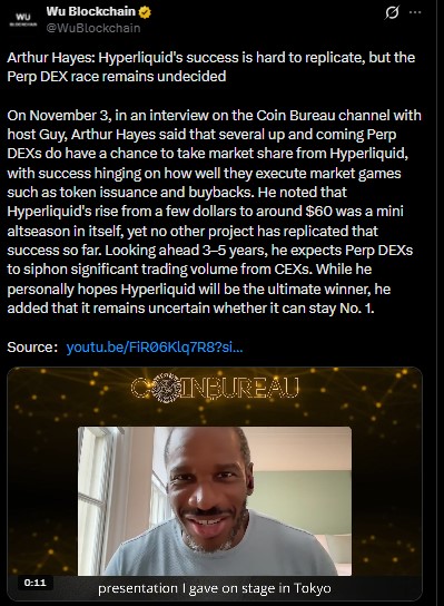 Arthur Hayes Altseason prediction