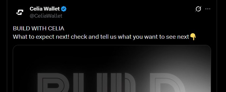 Celia Wallet update Celia Wallet update