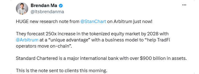 Arbitrum Foundation Head of Investment Strategy Arbitrum Foundation Head of Investment Strategy