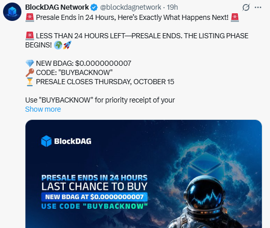 blockdag latest tweet blockdag latest tweet