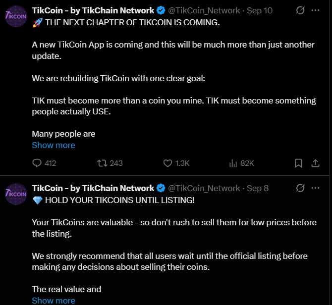 Tikcoin Network Listing Date Tikcoin Network Listing Date