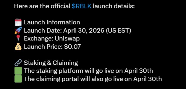 Rollblock listing date update