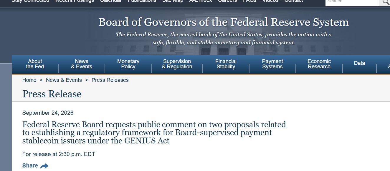 Federal Reserve Official Update Federal Reserve Official Update