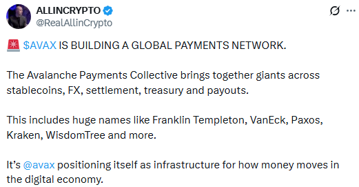 According to a post on X by real allincrypto According to a post on X by real allincrypto