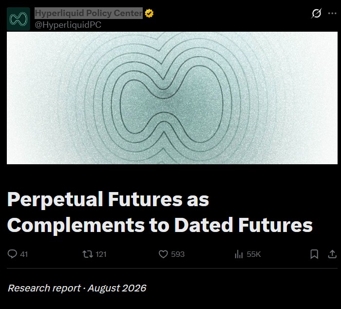 Policy research on perpetual futures published
