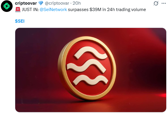 Sei News Update: Volume Claim Doing the Rounds