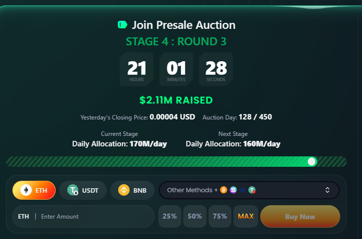 ZKP Auction Model Presale
