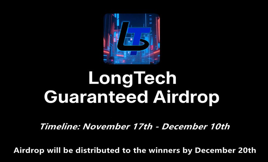 LongTech ($LONGTECH) — Simple, Token-Focused Micro Airdrop LongTech ($LONGTECH) — Simple, Token-Focused Micro Airdrop