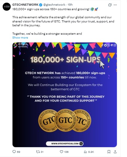 POST ON X GTECH NETWORK POST ON X GTECH NETWORK