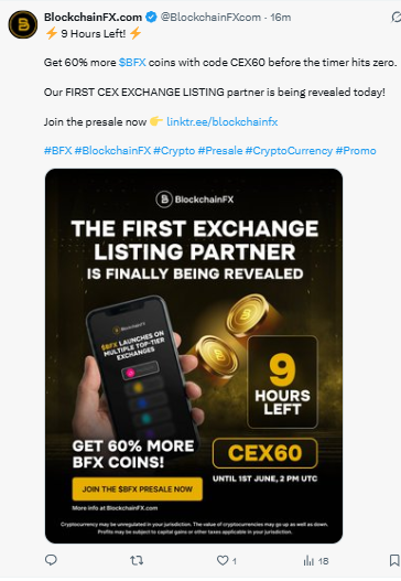9 Hours Left For CEX partner reveal