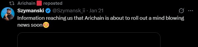 Arichain Listing Date