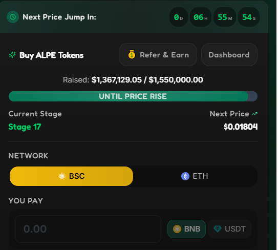 Alphapepe Presale data