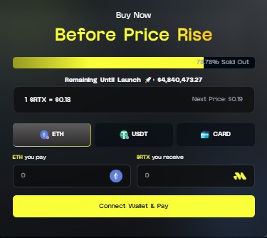 Remittix Presale Dashboard